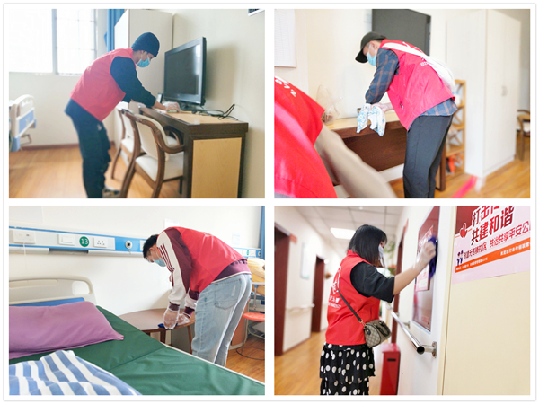 天元一善志愿者为成都养老院的爷爷奶奶打扫卫生2