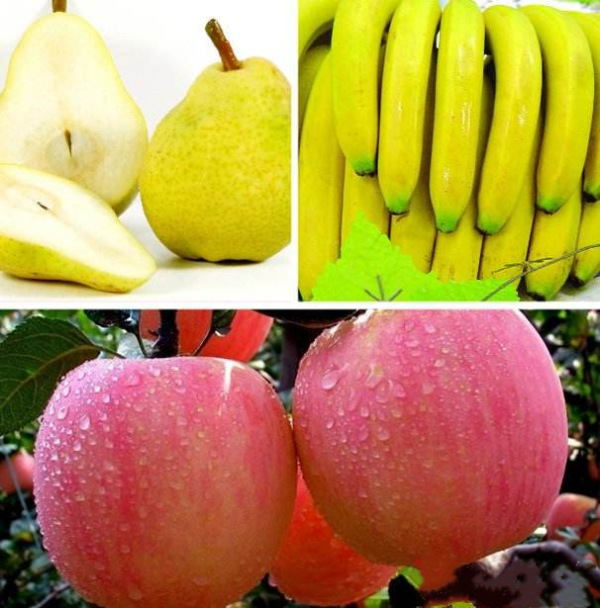 梨，苹果，香蕉